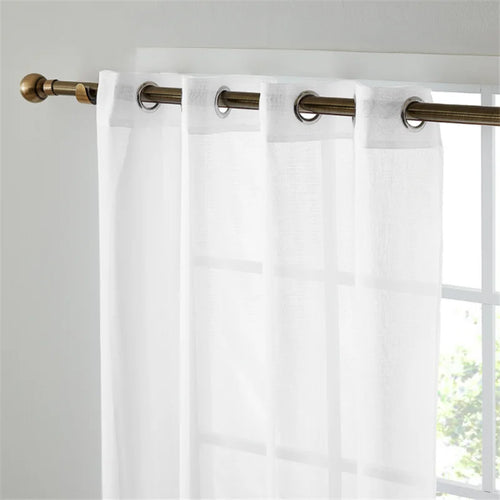 Voilage tulle translucide moderne sur mesure salon chambre - vue 6 sur 10