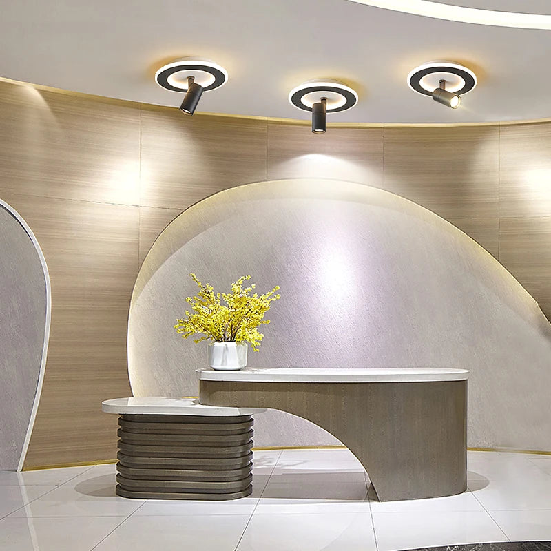 plafonnier à led moderne pour décoration intérieure élégante et stylée - vue 5 sur 6