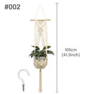 suspension en macramé pour pots de fleurs décoratifs