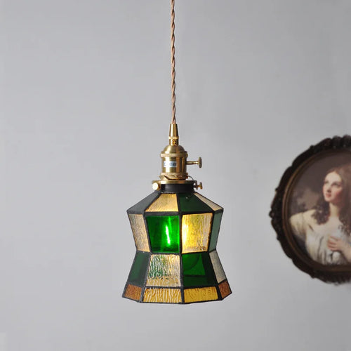 suspension rétro en verre pour décoration de bar et restaurant - vue 9 sur 14