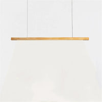 Suspension led en bois de style nordique idéale pour restaurant ou bureau