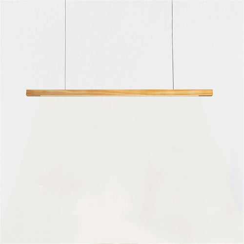 Suspension led en bois de style nordique idéale pour restaurant ou bureau