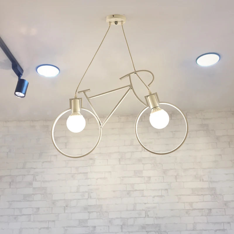 Suspension industrielle fer vélo - vue 6 sur 8