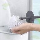 brosse de toilette moderne avec couvercle et design élégant