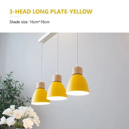 Lustre nordique bois 3 têtes décor - vue 16 sur 26
