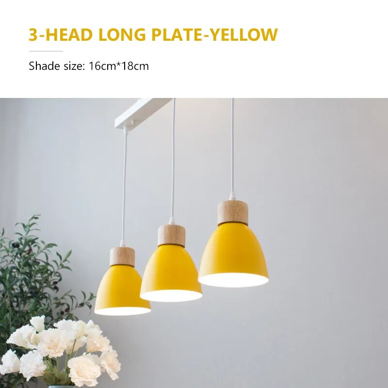 Lustre nordique bois 3 têtes décor - vue 16 sur 26