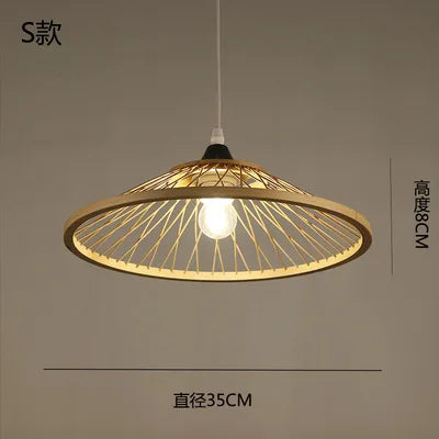 lustre en bambou style zen pour ambiance relaxante - vue 18 sur 29
