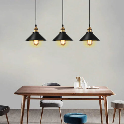 Vintage suspension Loft rétro lustre suspension E27 Base industrielle suspension Edison éclairage domestique pour salon - vue 4 sur 17