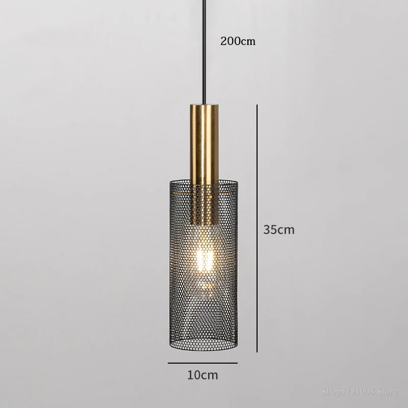suspension nordiques ajourées style loft moderne minimaliste