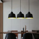 suspension loft nordique moderne avec 3 suspensions pour cuisine