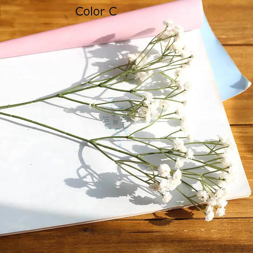 90 têtes de fleurs artificielles pour décorations variées et bricolage - vue 5 sur 12