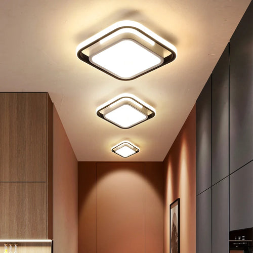 lustre luminaire led acrylique mince pour décoration maison - vue 4 sur 14