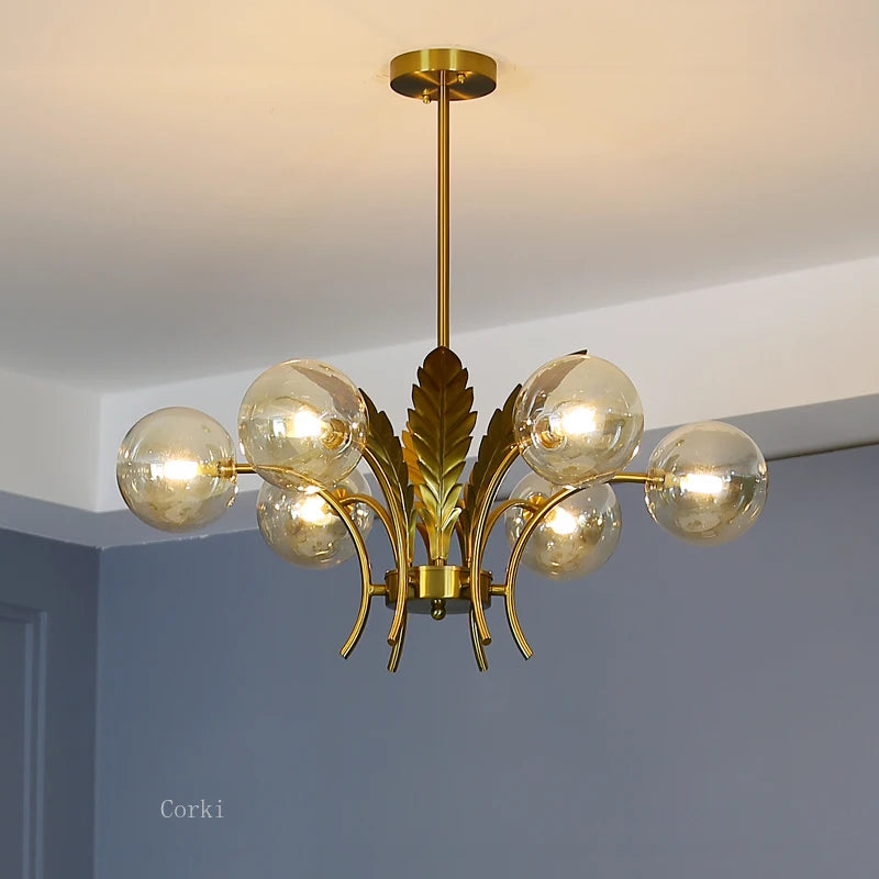 lustre moderne en verre design minimaliste pour intérieur élégant - vue 10 sur 10