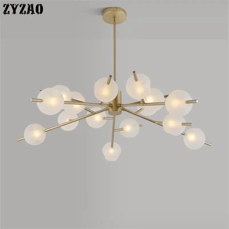 suspension moderne en verre pour décoration intérieure élégante - vue 1 sur 12