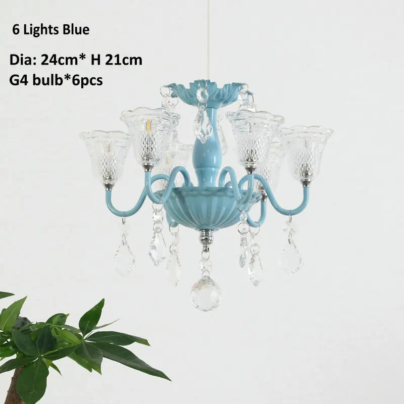 mini suspension créatives avec abat-jour en verre et cristal - vue 13 sur 21
