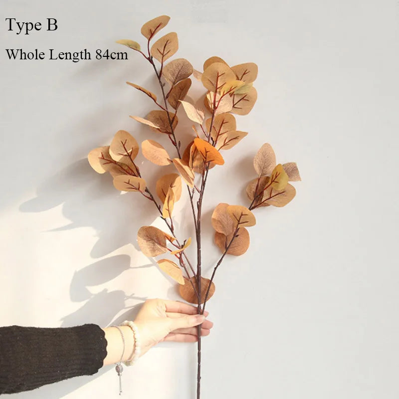 branche d eucalyptus artificielle feuillage décoratif rétro et élégant - vue 7 sur 10
