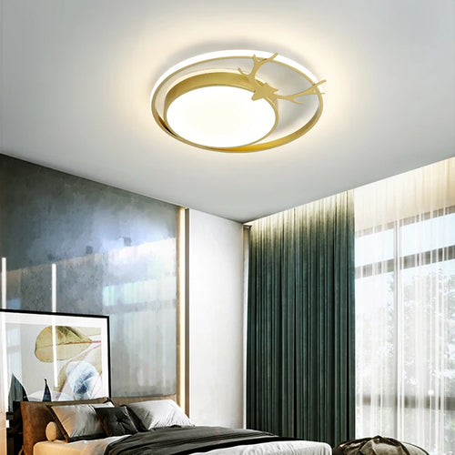 plafonnier moderne décoratif pour intérieur avec lumières led - vue 2 sur 10