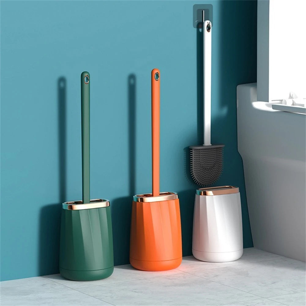 ensemble de brosses de toilette légères et durables pour salle de bain - vue 1 sur 9