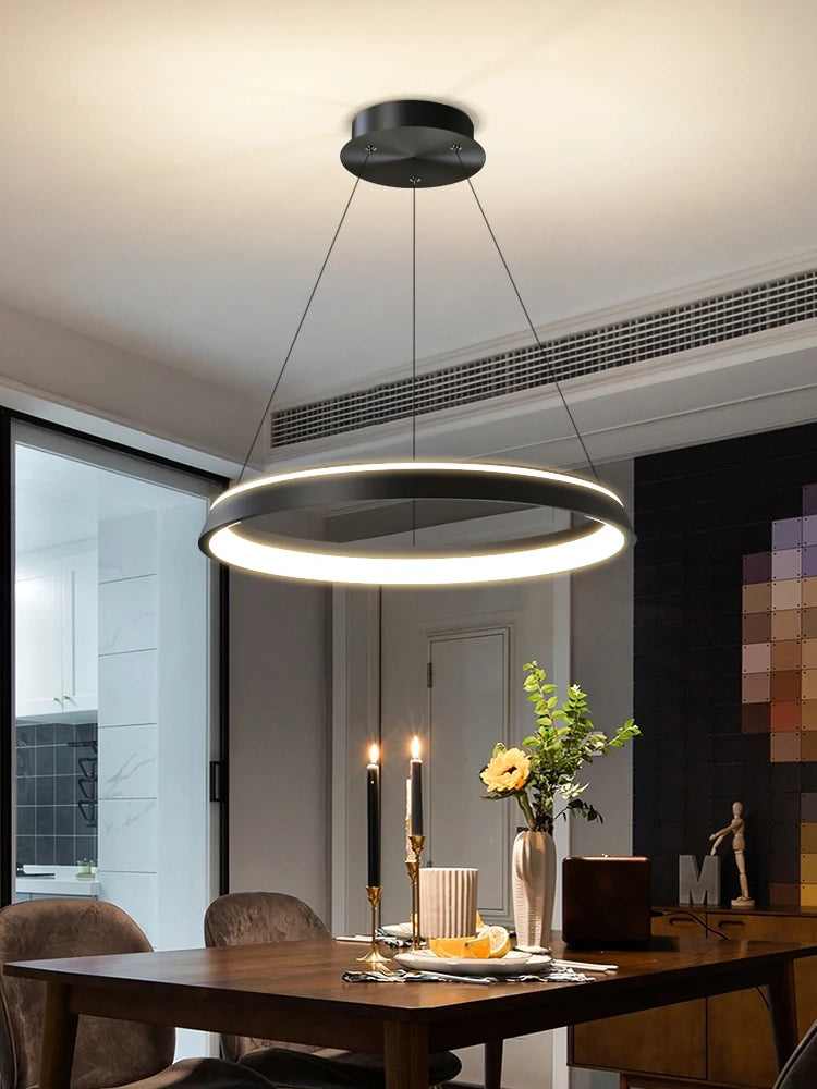 lustre minimaliste moderne pour restaurant et cuisine - vue 3 sur 7