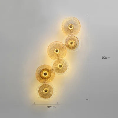 applique murale de luxe en verre design moderne personnalisable - vue 9 sur 8