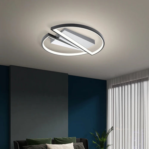 plafonnier led en aluminium éclairage décoratif pour intérieur - vue 5 sur 14