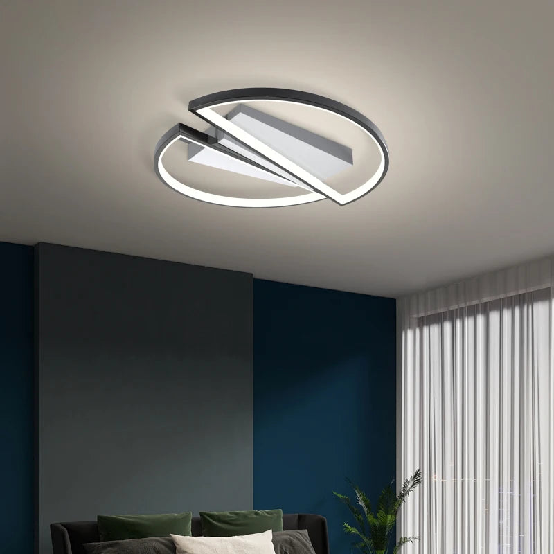 plafonnier led en aluminium éclairage décoratif pour intérieur - vue 5 sur 14