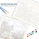 kit de peinture abstraite par numéros pour décoration artisanale