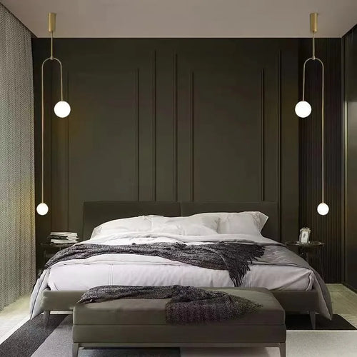 lustre rétro double tête personnalité nordique décoration boutique - vue 3 sur 8