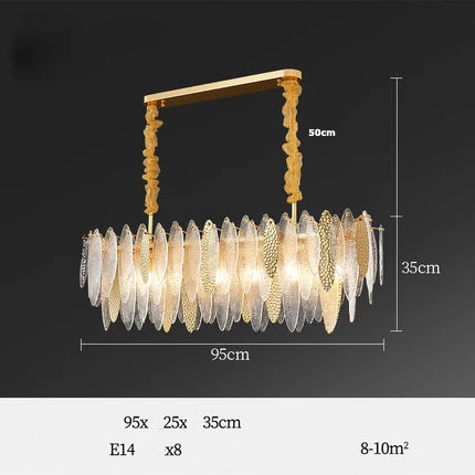 lustre led art déco en fer et verre design élégant pour éclairage moderne - vue 23 sur 25