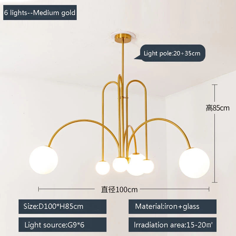 suspension moderne design postmoderne pour intérieur élégant - vue 16 sur 21