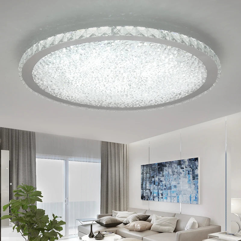 suspension moderne en acier inoxydable avec led et télécommande - vue 5 sur 28
