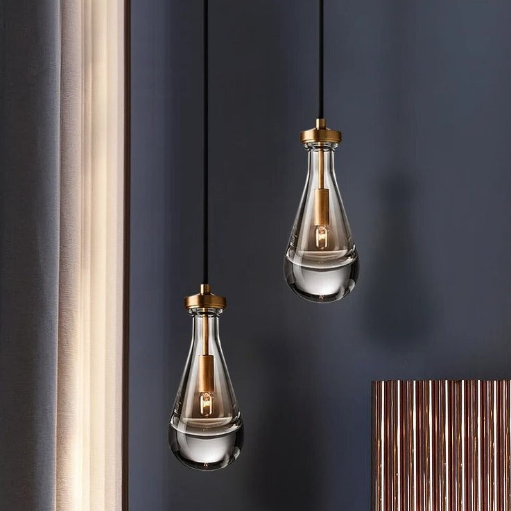Suspension en cristal au design moderne et luxueux - vue 3 sur 6
