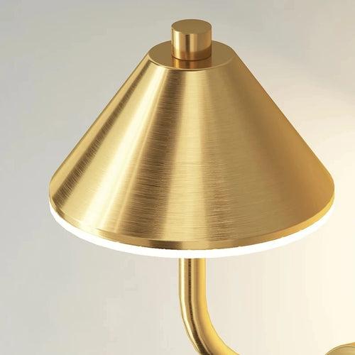 applique murale à led en forme de champignon en cuivre moderne - vue 7 sur 10