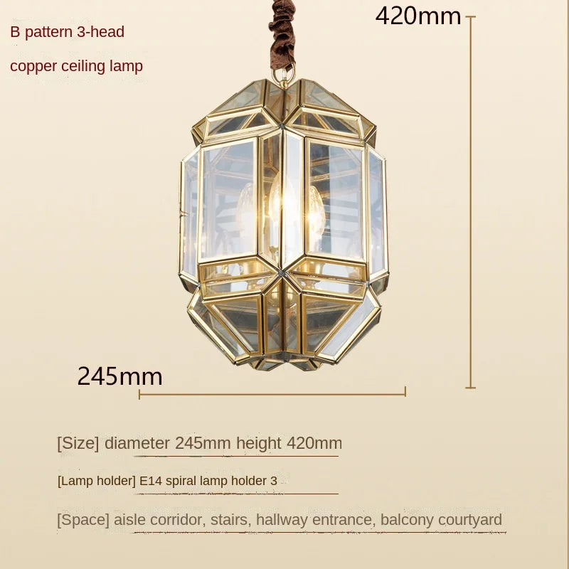suspension en verre vintage pour intérieur et extérieur - vue 7 sur 7