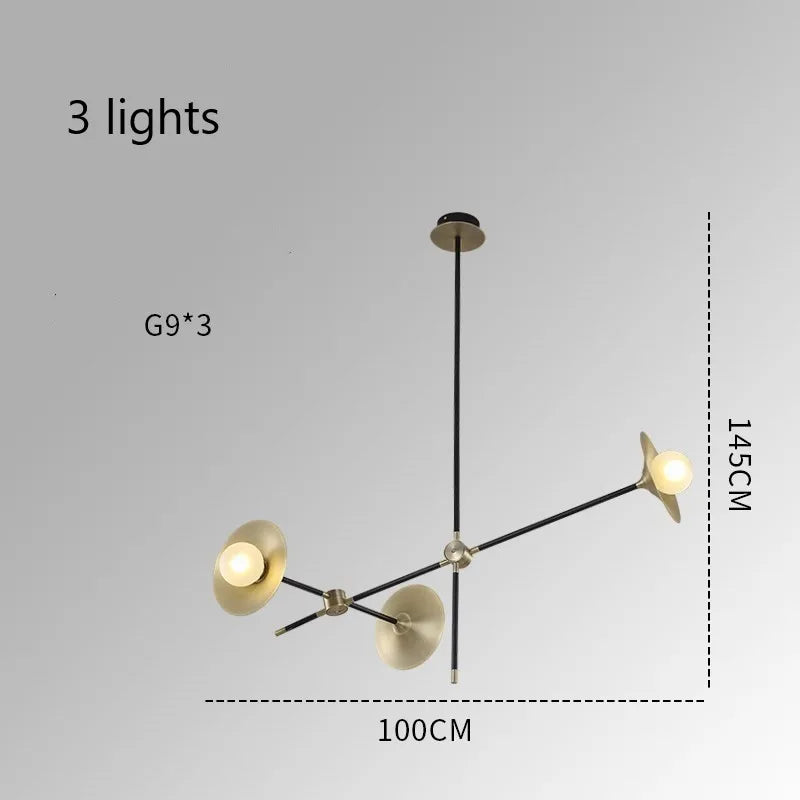 suspension postmoderne nordique design pour éclairage intérieur décoratif - vue 9 sur 10