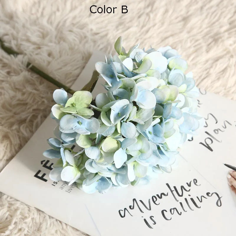 bouquet d'hortensia artificiel séché pour décoration de mariage - vue 4 sur 14