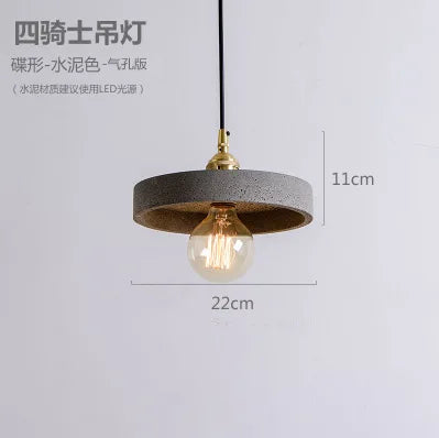 suspension industrielle en ciment pour table et bar - vue 21 sur 23