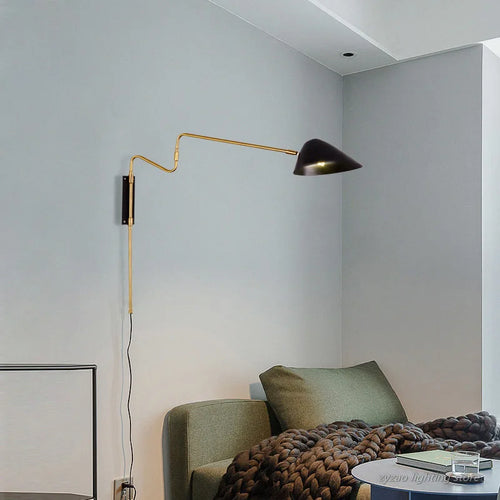 applique murale moderne rotative 360 degrés pour décoration intérieure - vue 2 sur 9