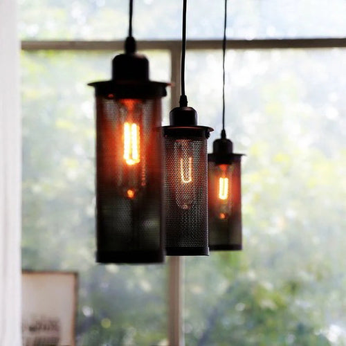 suspension industrielle à led pour décoration intérieure moderne - vue 7 sur 7