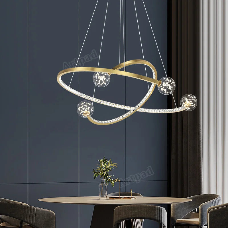 suspension en verre de luxe pour intérieur élégant - vue 3 sur 12