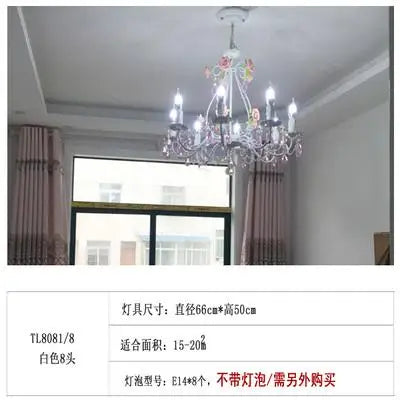 lustre moderne en cristal pour mariage et restaurant - vue 15 sur 14