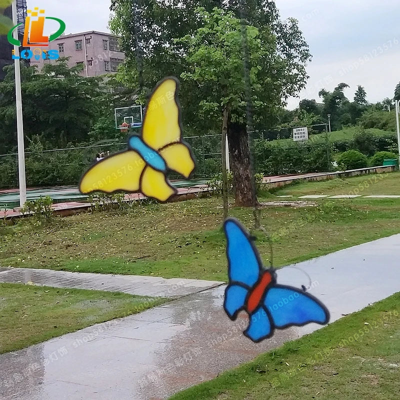 décoration suspendue en verre coq créative pour la maison - vue 6 sur 10