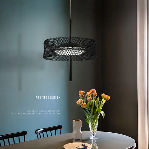 suspension nordique design coloré en métal pour intérieur à led - vue 4 sur 11
