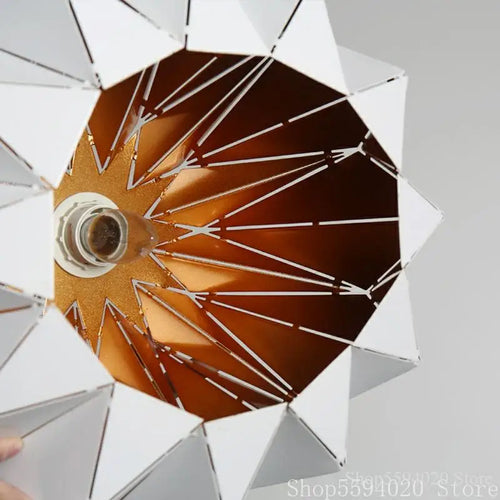 lustre moderne en fer design nordique pour intérieur élégant - vue 4 sur 9