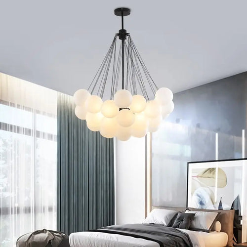 suspension en verre au design nordique pour décoration intérieure élégante - vue 7 sur 9