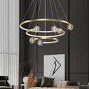 suspension en verre de luxe pour intérieur élégant