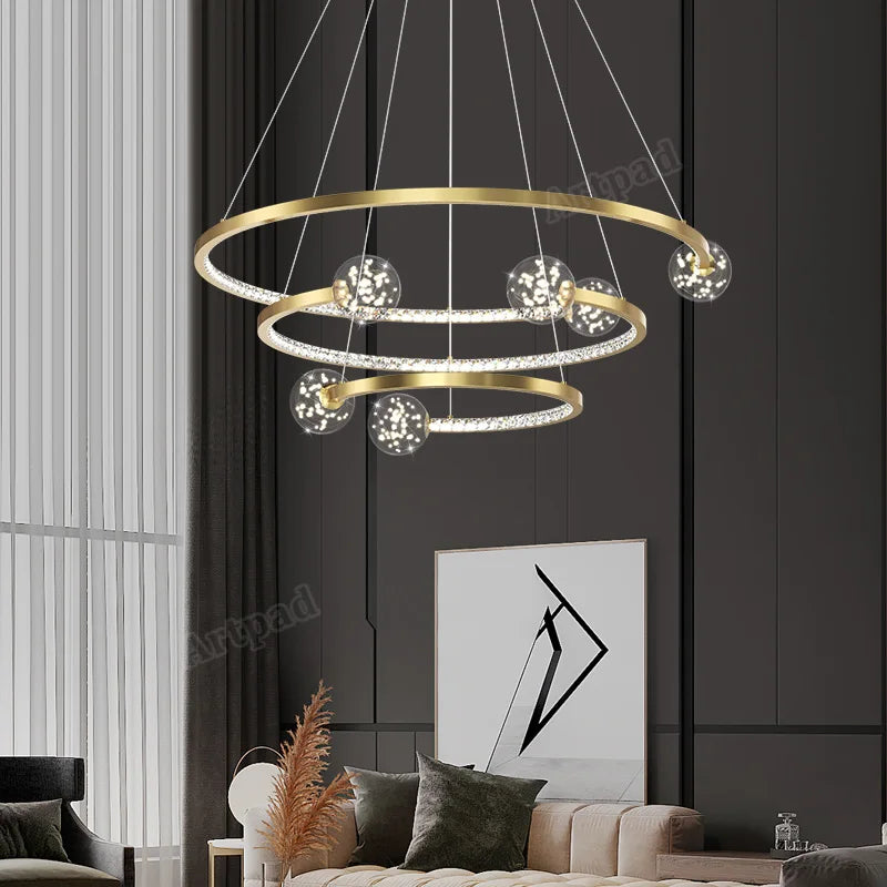 suspension en verre de luxe pour intérieur élégant - vue 1 sur 12