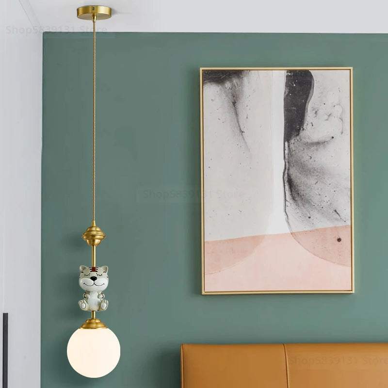 suspension led décorative dessin animé nordique pour noël - vue 5 sur 8