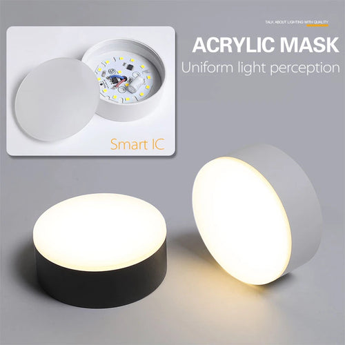 spot lumineux led monté en surface à intensité réglable - vue 2 sur 5