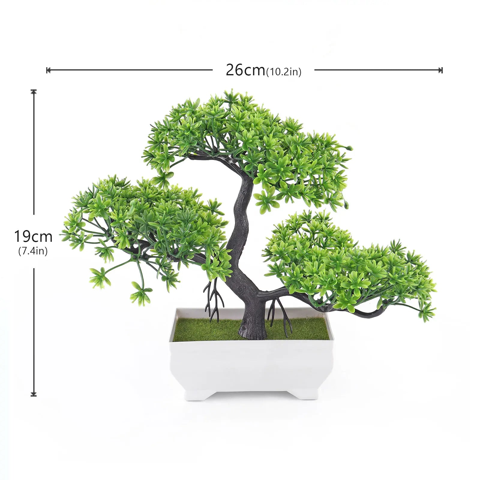 plante artificielle en pot pour décoration de bureau et jardin - vue 12 sur 45
